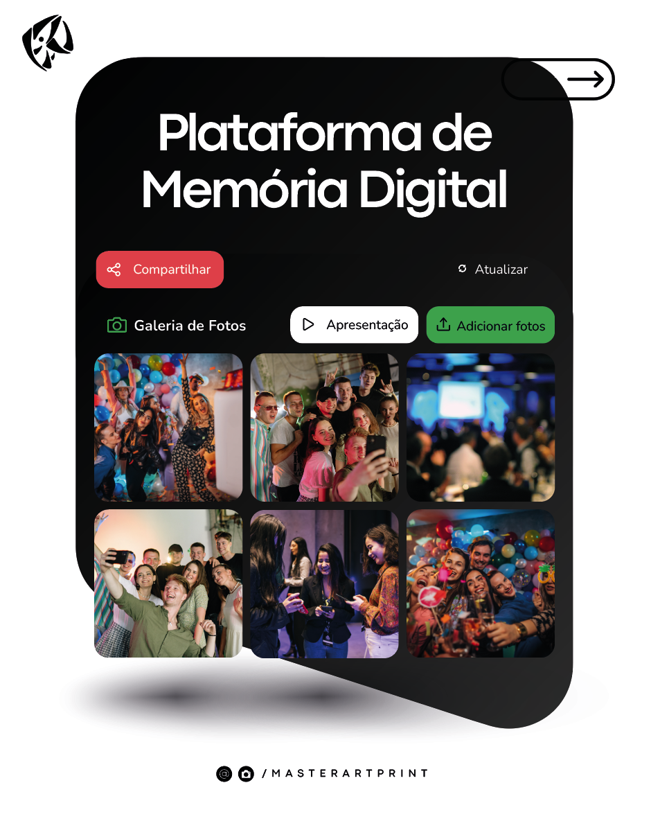 Troféu Smart com QR Code interativo